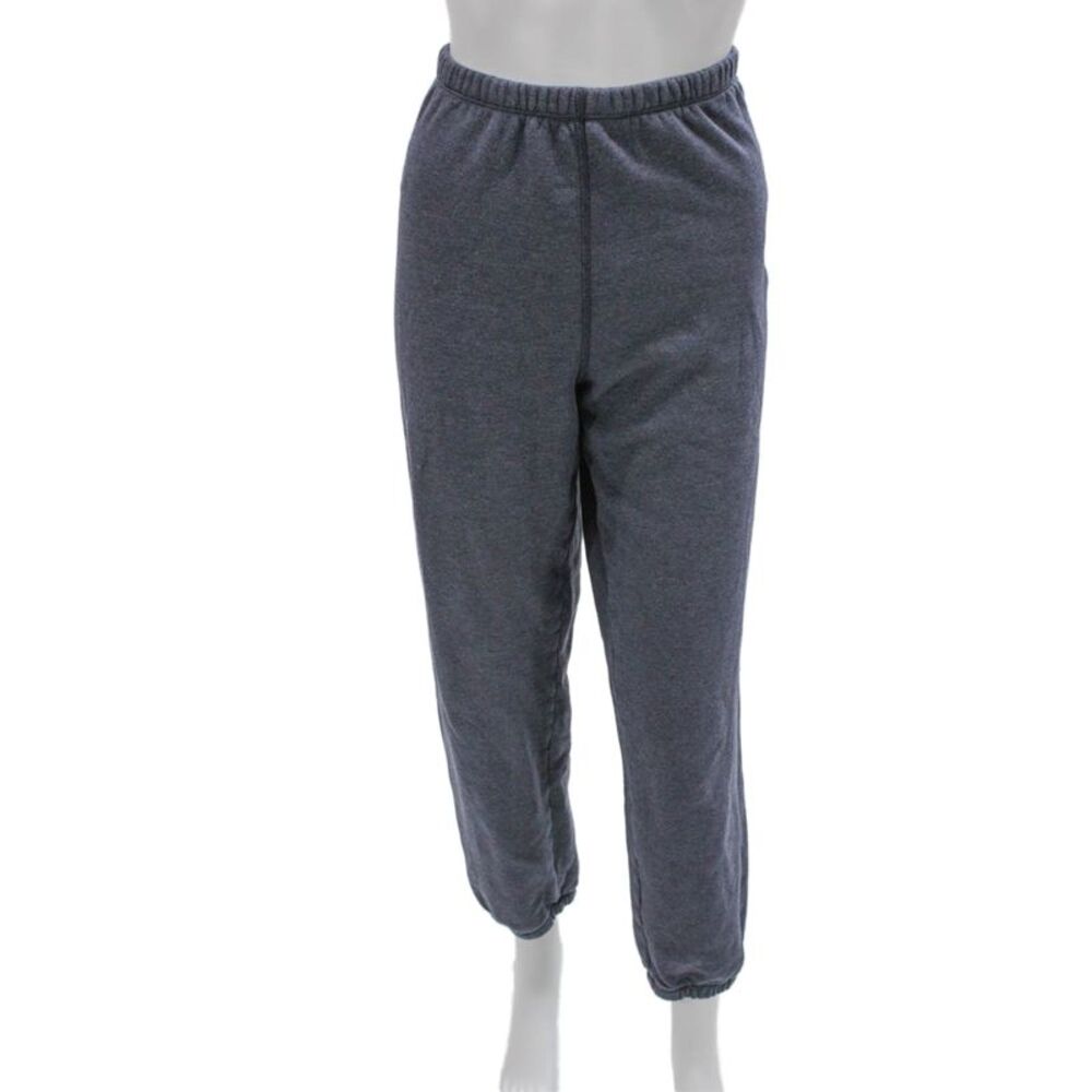 SPRWMN Womens Sweatpants Gray Polyester Pull On Solid Size L